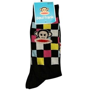 Paul Frank NWT O/S unisex checkered long socks